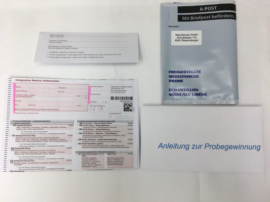 Schwermetall-Analyse Haar mit Interpreation