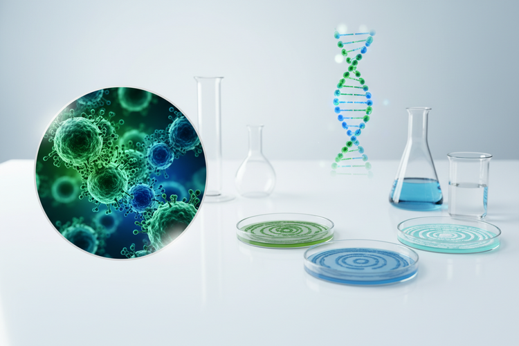 Symbolbild Labor Mikrobiolgoie NaturSpross