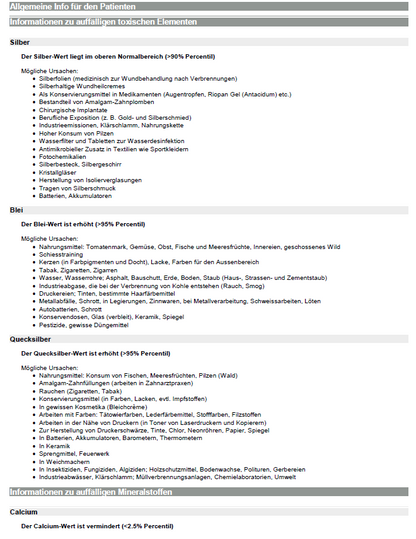 Analyse des métaux lourds dans les cheveux et interprétation