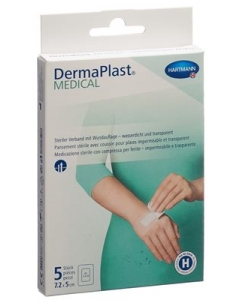 DERMAPLAST Medical Transparentverb 7.2x5cm 5 Stk