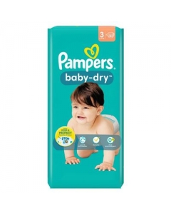 PAMPERS Baby Dry Gr3 6-10kg Midi Spar n 52 Stk