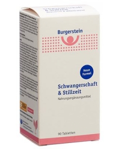 BURGERSTEIN Schwangerschaft&Stillzeit Tabl 90 Stk