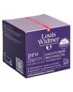 WIDMER Proderm Nachtcr reichhaltig o Parf 50 ml