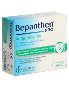 BEPANTHEN PRO Augentropfen 20 Monodos 0.5 ml