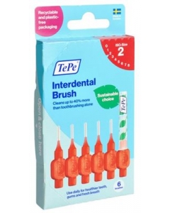 TEPE Interdental Brush 0.5mm rot 6 Stk