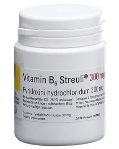 VITAMIN B6 Streuli Tabl 300 mg Ds 100 Stk