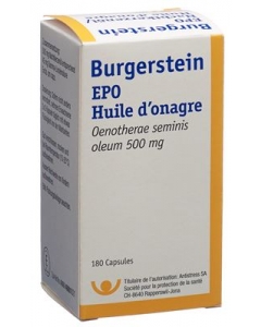 BURGERSTEIN EPO Kaps 500 mg 180 Stk