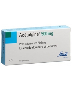 ACETALGIN Supp 500 mg 10 Stk