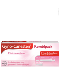 GYNO-CANESTEN Kombipack 3 Vag Tabl+20 g Creme