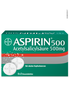 ASPIRIN 500 Migräne Instant Tabl 500 mg 6 x 2 Stk
