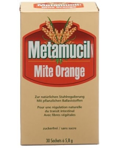 METAMUCIL N Mite Plv 5.8 g orange 30 Btl 5.8 g