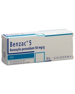 BENZAC 5 Gel 50 mg/g Tb 60 g