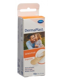 DERMAPLAST SENSITIVE Express Strips 19x72mm 15 Stk