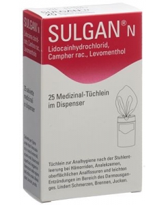 SULGAN N Tüchlein Disp 25 Stk