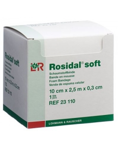 ROSIDAL soft Schaumstoffbinde 2.5mx10cmx0.3cm