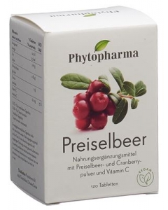 PHYTOPHARMA Preiselbeer Tabl 120 Stk