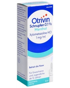 OTRIVIN SCHNUPFEN Dosierspray 0.1 % menthol 10 ml