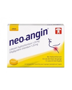 NEO ANGIN Halspastillen citron 24 Stk