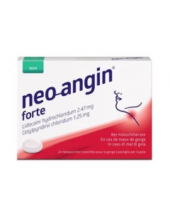 NEO ANGIN FORTE Halspastillen mint 24 Stk