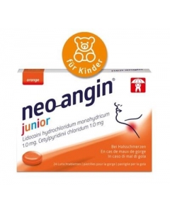 NEO ANGIN JUNIOR Halspastillen orange 24 Stk