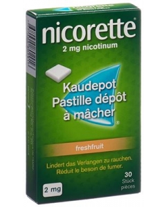 NICORETTE Freshfruit Kaudepots 2 mg 30 Stk