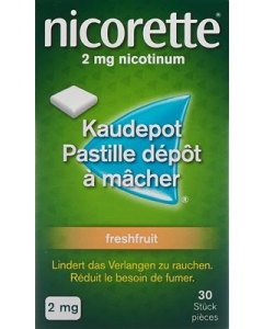 NICORETTE Freshfruit Kaudepots 2 mg 30 Stk