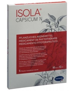 ISOLA CAPSICUM N Pflaster rot 5 Stk