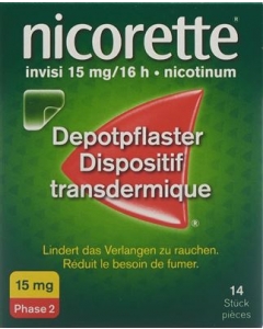 NICORETTE Invisi Patch 15 mg/16h 14 Stk