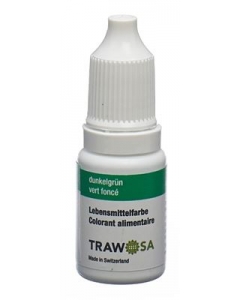 TRAWOSA Lebensmittelfarbstoff dunkelgrün 10 ml