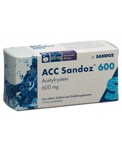 ACC Sandoz Brausetabl 600 mg 10 Stk