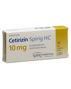 CETIRIZIN Spirig HC Filmtabl 10 mg 10 Stk
