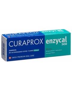 CURAPROX Enzycal 1450 Zahnpasta D/F/E 75 ml
