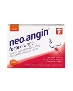 NEO ANGIN FORTE Halspastillen orange 24 Stk