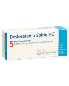 DESLORATADIN Spirig HC Filmtabl 5 mg 50 Stk