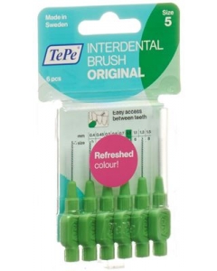 TEPE Interdental Brush 0.8mm grün Blist 6 Stk