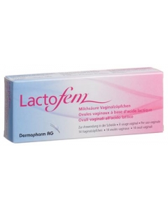 LACTOFEM Milchsäure Vaginalzäpfchen 14 Stk
