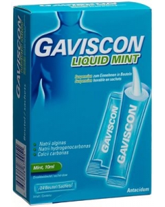 GAVISCON Liquid mint Susp in Beuteln 24 x 10 ml
