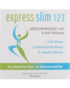 EXPRESS SLIM 1-2-3 Kaps mit 3-fach Wirkung 180 Stk