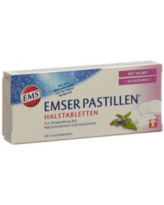 EMSER Pastillen zuckerfrei mit Salbei 30 Stk