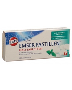 EMSER Pastillen zuckerfrei mit Menthol 30 Stk