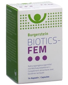 BURGERSTEIN Biotics-Fem Kaps 14 Stk