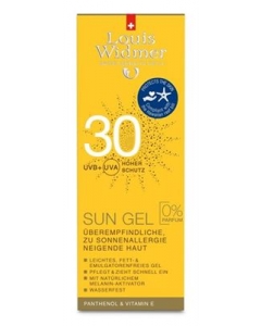 WIDMER Sun Gel 30 np 100ml