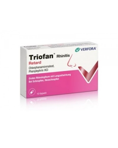 TRIOFAN Rhinitis retard Kaps 10 Stk