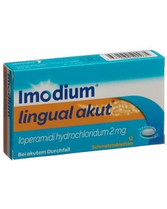 IMODIUM lingual akut Schmelztabl 2 mg 12 Stk