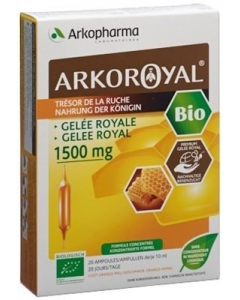 ARKOROYAL Gelée Royale 1500 mg Bio 20 x 10 ml
