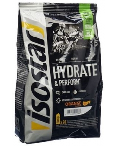 ISOSTAR Hydrate & Perform Plv Orange Btl 800 g