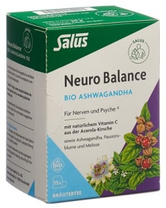 SALUS Neuro Balan Ashwagandha Tee Bio Btl 15 Stk