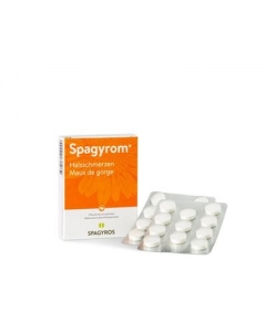 SPAGYROM Halsschmerzen Lutschtabl 22 Stk