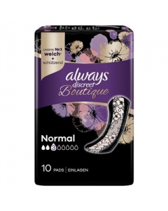ALWAYS Discreet Boutique Inkont Pads Normal 10 Stk