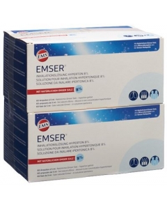 EMSER Inhalationslösung 8 % hyperton 2 x 60 Stk